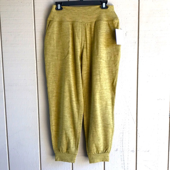 Mid-Rise Cozy Spacedye Jogger Pants Size L - Picture 3 of 7